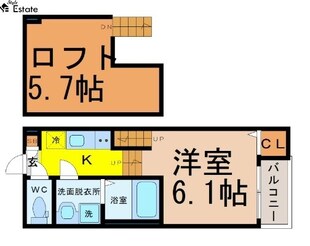 尾頭橋駅 徒歩10分 1階の物件間取画像